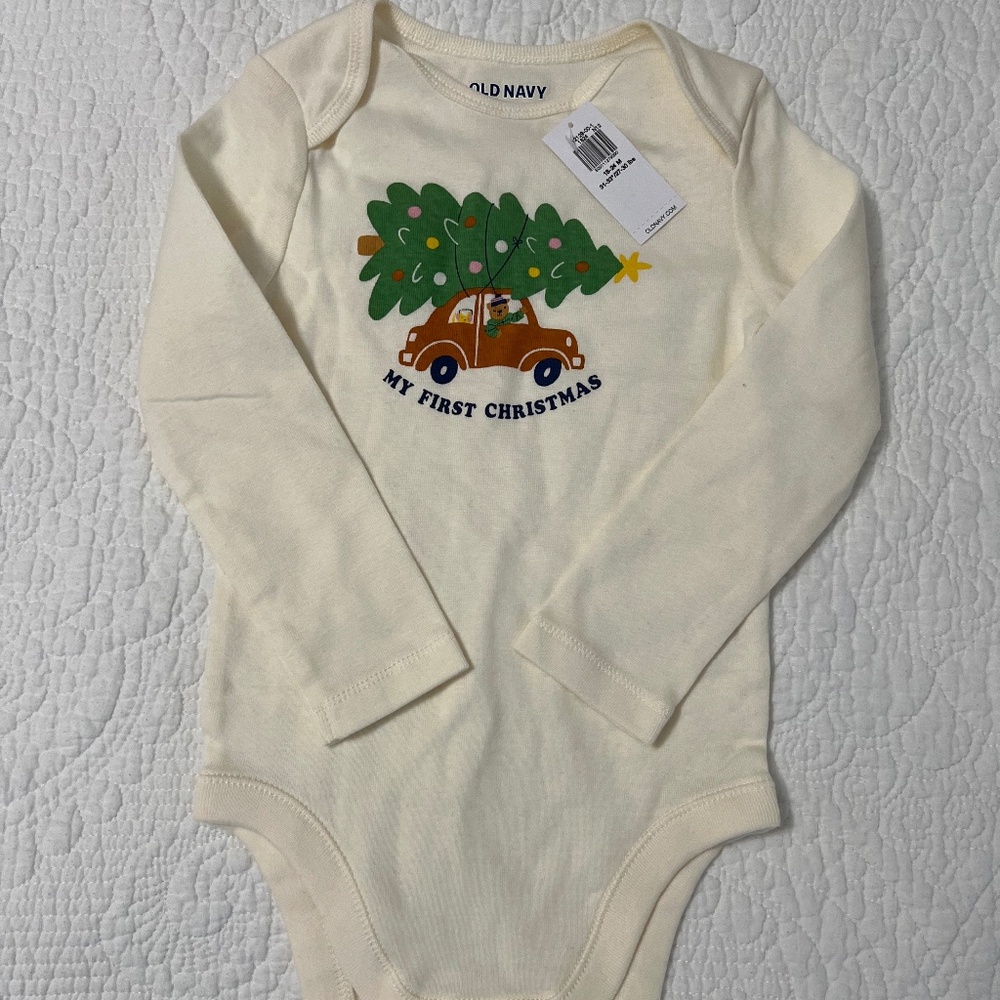 New -Old Navy long Sleeve Onesie